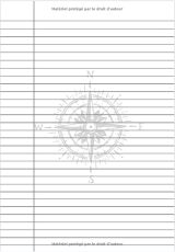 Journal de Jeux de Rôle : Carnet de JDR - 102 pages lignées - 17,78 x 25,4 cm