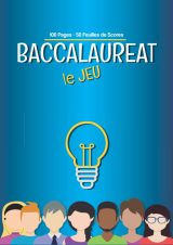 BACCALAUREAT jeu de société 50 Feuilles de scores - Noir et Blanc - 100 Pages Crème - Format 21 x 29,7 cm