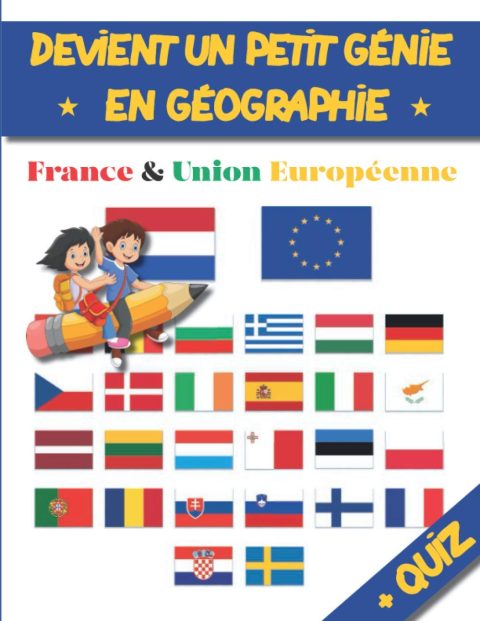 Cahier d'activité pour enfants et adultes Géographie - 40 pages Format A4