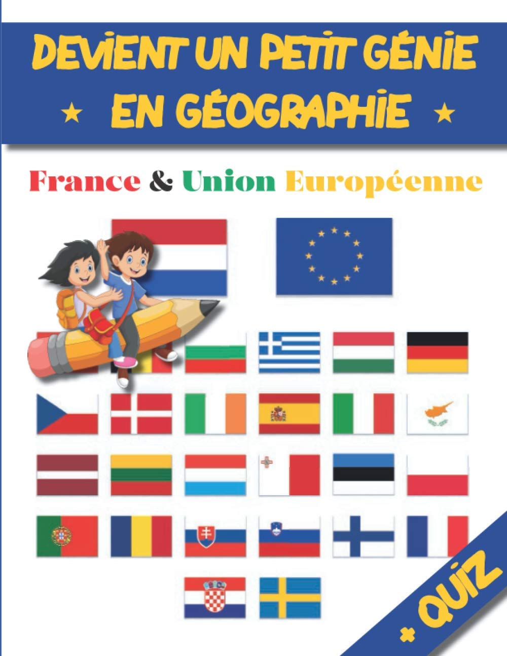 Cahier d'activité pour enfants et adultes Géographie - 40 pages Format A4