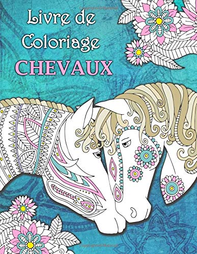 Livre de Coloriages Chevaux - 54 pages format A4