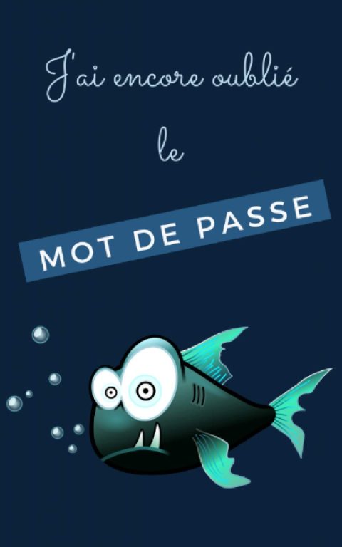 Carnet de mot de passe alphabétique - Idéal pour ne pas oublier ses codes - 12.7 cm x 20.32 cm - 105 pages