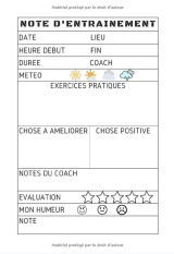 Carnet de football - Journal de bord & notes - 101 pages Format 15 x 22 cm