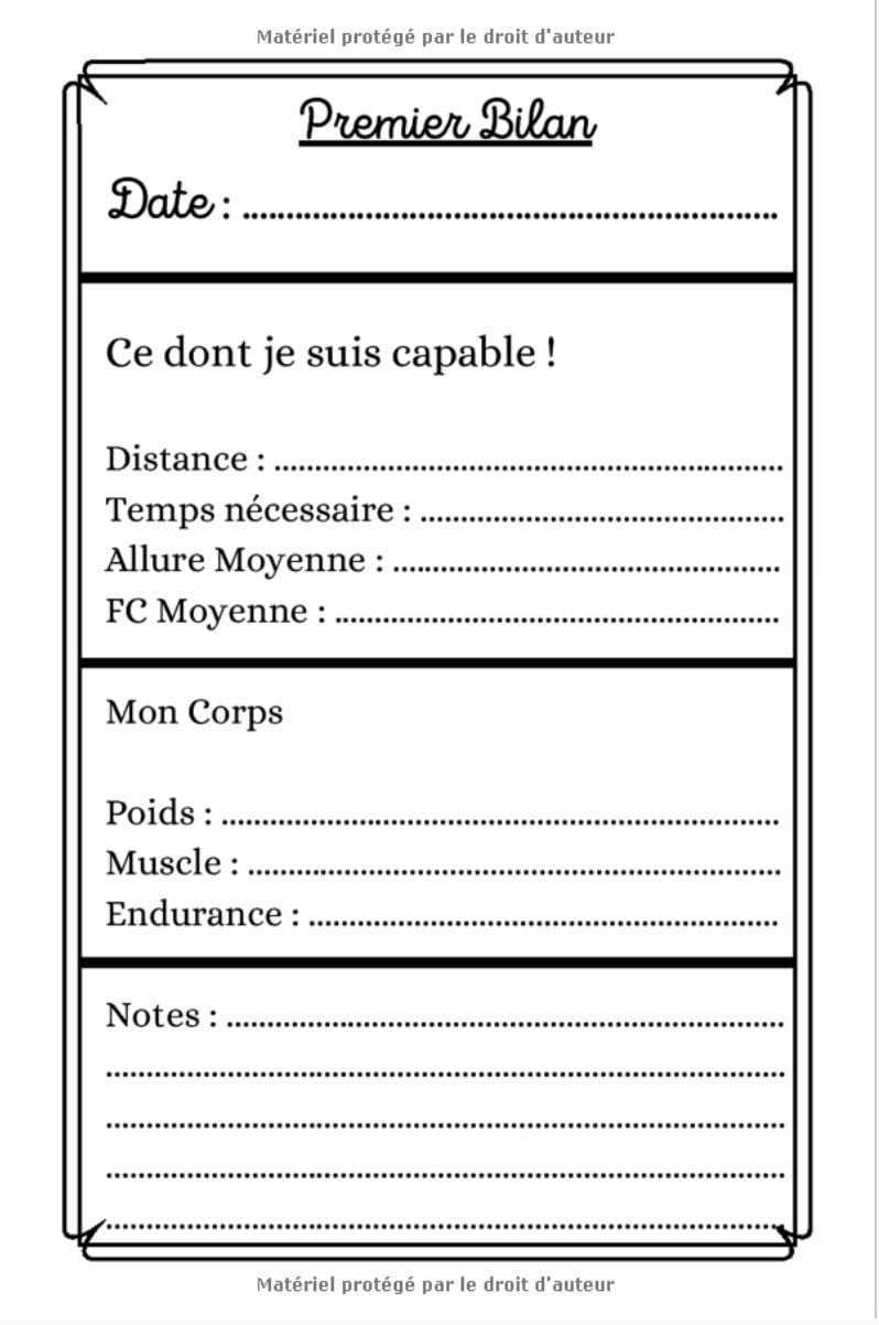 Carnet de Cyclisme à Remplir - Avec Bilan, Objectifs, Calendrier - 107 pages - 15 x 22 cm - Fabriqué en France