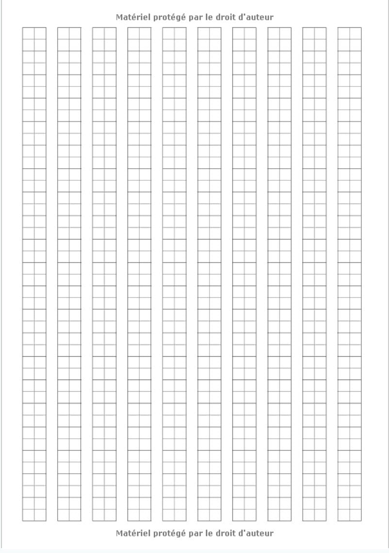 Cahier Spécial Calligraphie Japonaise kanji - 114 pages Format A4 - Fabriqué en France