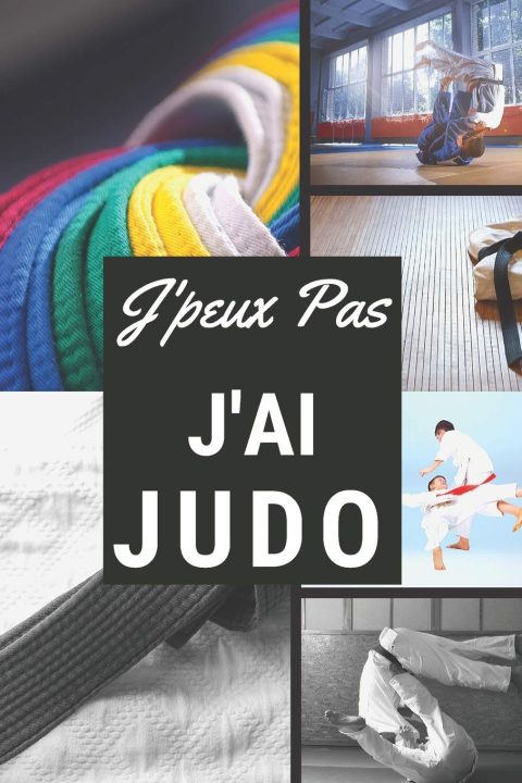 J'peux pas j'ai Judo : Carnet de notes pour sportif / sportive passionné(e) - 124 pages lignées - format 15,24 x 22,89 cm