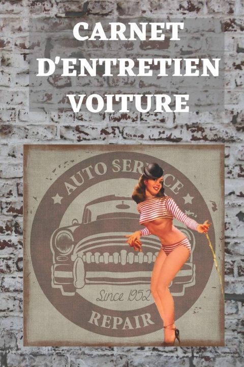 Carnet d'entretien voiture auto - 100 pages préfabriquées - 15 x 22 cm