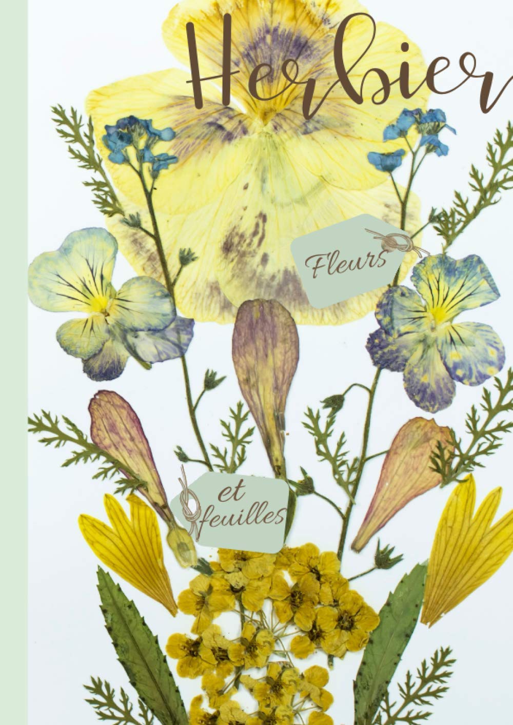 Herbier enfants pour la récolte de fleurs plantes et feuilles séchées - 186 pages - Format A4