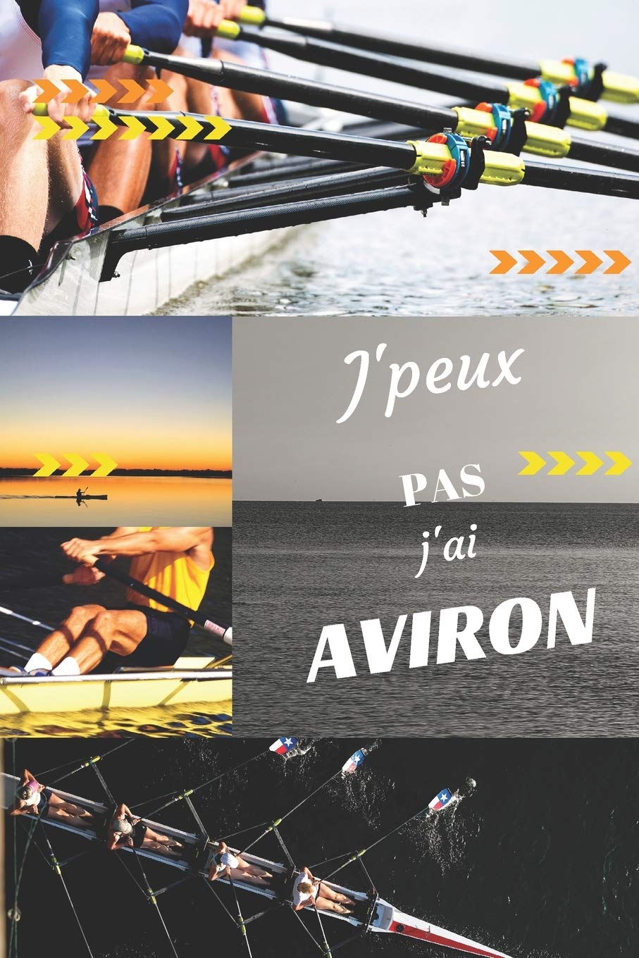 Carnet de notes Aviron pour sportif / sportive passionné(e) - 124 pages lignées - format 15,24 x 22,89 cm