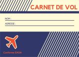 Carnet de vol à remplir conforme à la réglementation européenne EASA 1178/2011 - 117 pages - 21 x 15cm