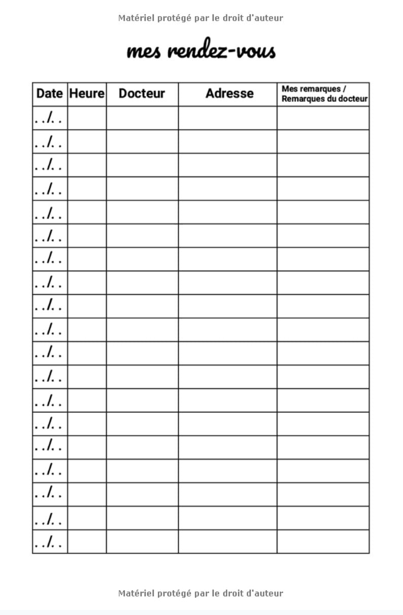 douleur chronique cahier de suivi quotidien des symptômes - 200 pages - Format 15 x 22 cm