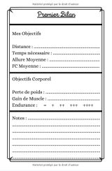 Carnet de Cyclisme à Remplir - Avec Bilan, Objectifs, Calendrier - 107 pages - 15 x 22 cm - Fabriqué en France