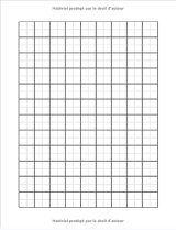 Cahier d'écriture Coréen calligraphie - 120 pages Papier quadrillé - Format A4 - Fabriqué en France