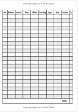 Baccalauréat Le Jeu : Carnet de grilles avec thèmes - 100 feuilles de score à remplir - 101 pages Format A4
