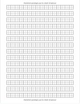 Cahier d'Ecriture Coréenne - papier quadrillé (Wongoji) - 112 pages - Format A4 - Fabriqué en France