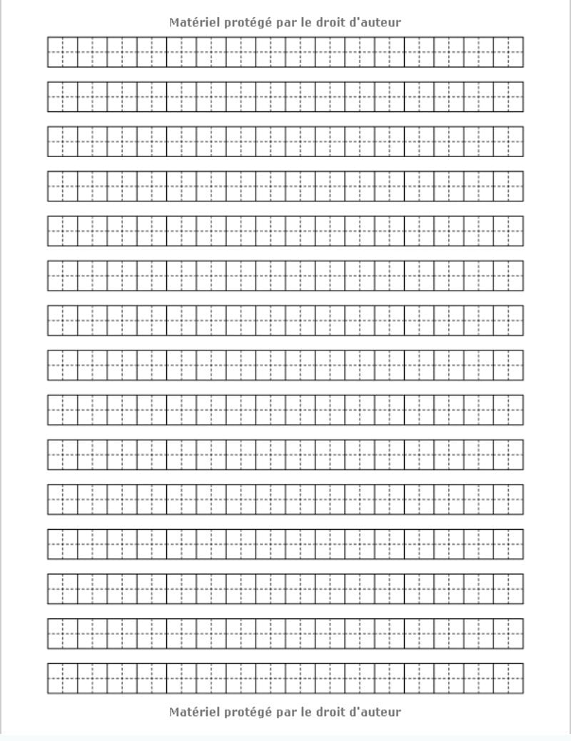 Cahier d'Ecriture Coréenne - papier quadrillé (Wongoji) - 112 pages - Format A4 - Fabriqué en France