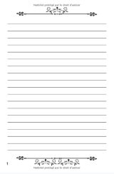 Carnet de notes cheval - Intérieur ligné - 110 pages Format 15 x 22 cm