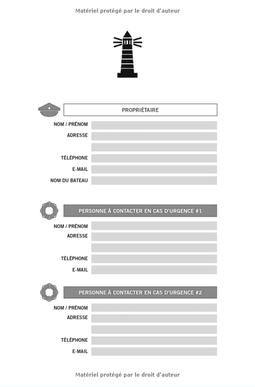 Journal de bord et registre de maintenance : L'indispensable registre pour bateaux, voiliers et yachts - 125 pages Format 15 x 22 cm