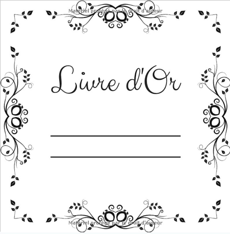 Livre d'or anniversaire, baptême, mariage, hôtel, airbnb - 100 pages - 21 x 21 cm