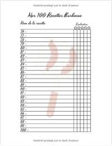 100 RECETTES BARBECUE Cuisine du Monde à compléter - 106 pages - Grand Format 21,6cm x 27,9cm