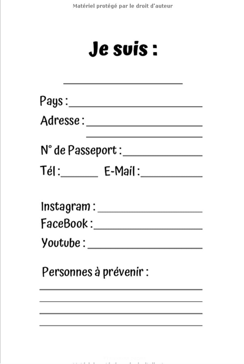 Les Gorges du Verdon en Canoë Carnet de Voyage randonnée - 99 pages Format 13 x 20 cm - Fabriqué en France