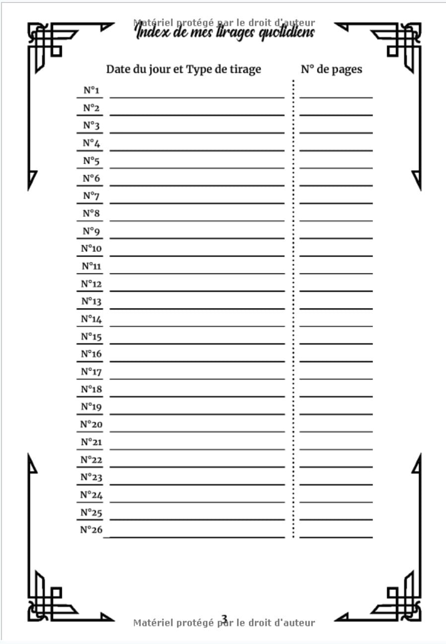 Journal de tirages Tarot : Carnet de suivi à remplir pour analyser vos prédictions avec les cartes - 115 pages Format 18 x 25 cm
