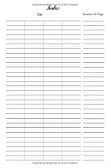 Carnet de Mots de Passe - Répertoire codes secrets - Sites internet - Identifiants - 108 pages Format 15 x 22 cm