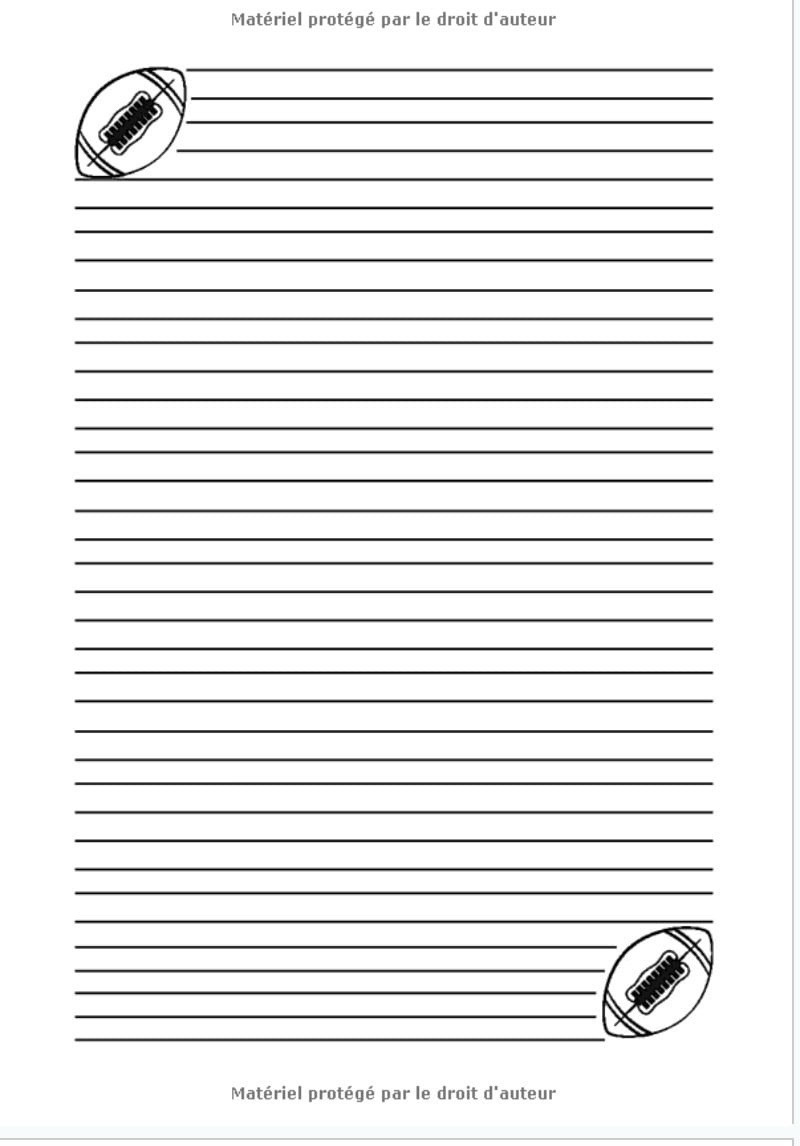 Carnet de Rugby - Journal de bord & notes entraînements - 100 pages - 18 x 25 cm - Fabriqué en France