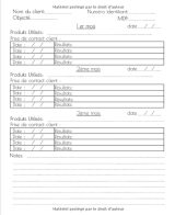 Carnet de suivi Clients : clientèle pour conseillère Beauté - 100 pages 19 x 23 cm