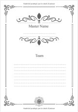 JDR Journal : Carnet de Jeux De Rôle pour Maître du jeu - RPG Game Master - 100 pages - Format 17,78 cm x 25,4 cm