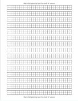 Cahier d'Ecriture Coréenne : papier quadrillé (Wongoji) - 112 pages Format A4