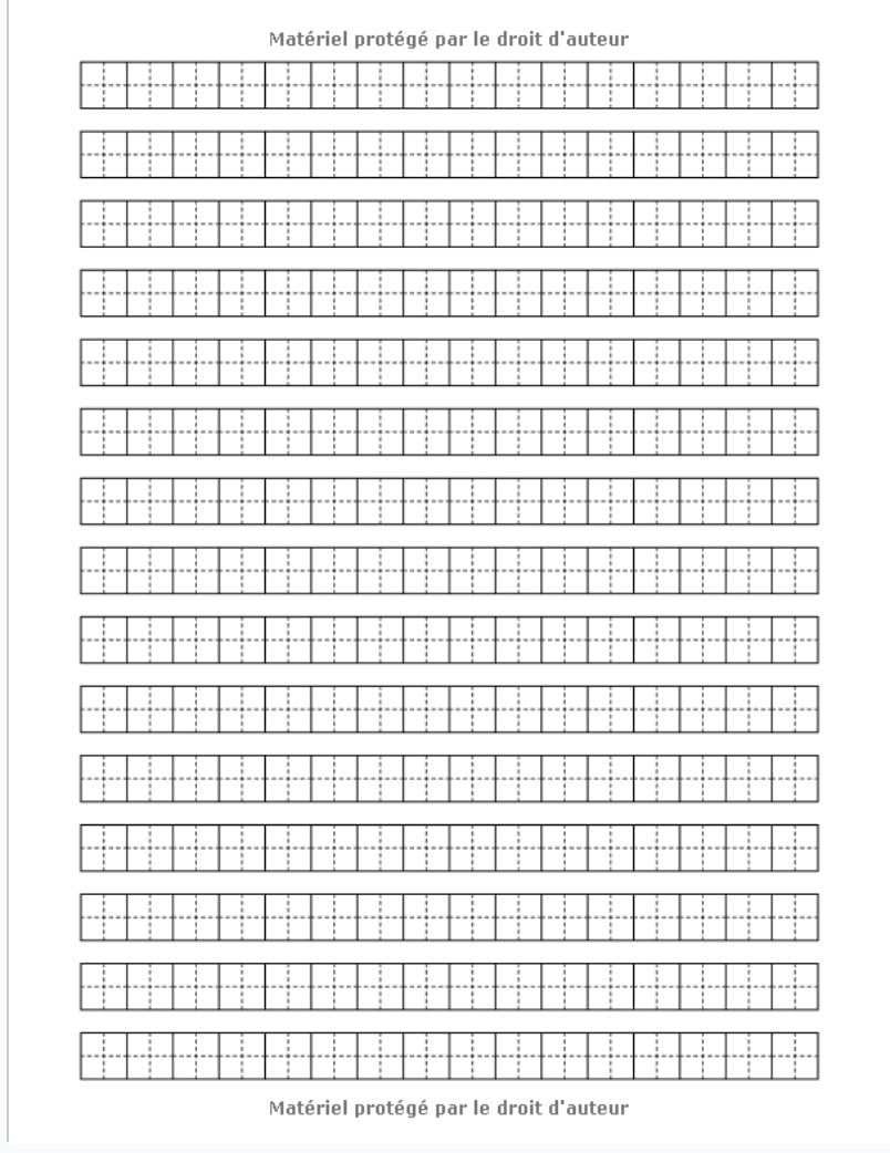 Cahier d'Ecriture Coréenne : papier quadrillé (Wongoji) - 112 pages Format A4