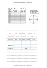 carnet de tir - 100 pages Format 18 x 25 cm