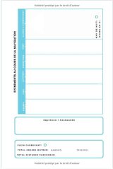 Journal de bord bateau complet pour les plaisanciers facile à remplir - 100 pages Format 15 x 22 cm