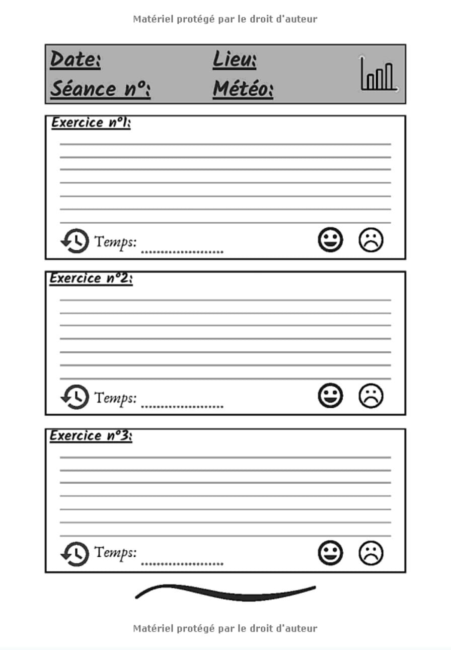 Golf Carnet d’entraînement - Cahier d'exercice pour progresser - 100 pages Format 18 x 25 cm