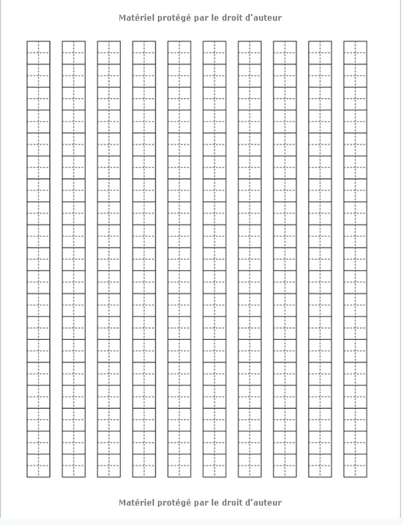 Cahier d'écriture Japonaise : Calligraphie quadrillé vierge - 112 pages - Format A4 - Fabriqué en France