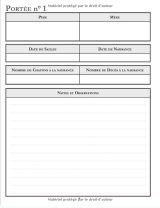 Registre des Naissances Pour Eleveurs Félin - 161 pages Format A4 - Fabriqué en France