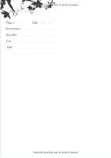 Herbier Cahier à compléter feuilles et fleurs séchées - 110 pages format A4