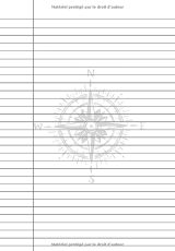 Journal de Jeux de Rôle : Carnet de JDR - 102 pages lignées - 17,78 x 25,4 cm