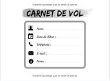 Carnet de vol ULM pour pilotes amateurs et confirmés - ULM, Avion, Planeur, ascension ballon - 102 pages format 20 x 15 cm