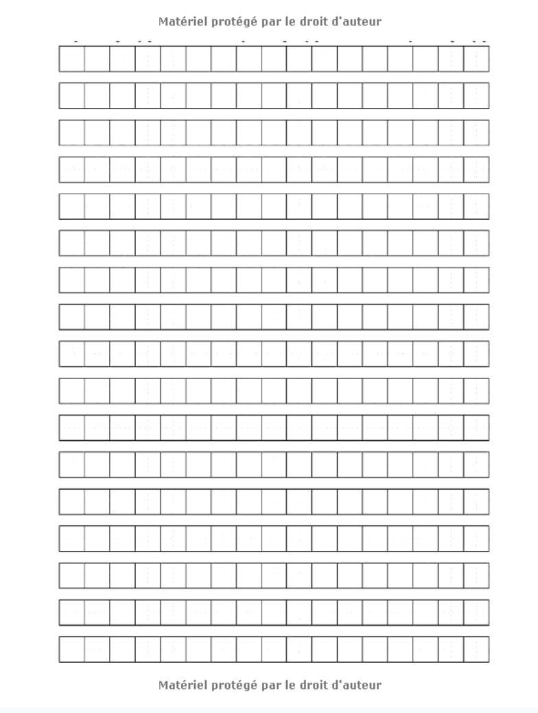 Cahier d'Écriture Coréen, Hangul, Wongoji - 100 pages Format A4 - Fabriqué en France