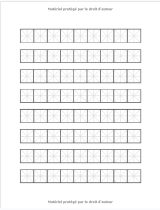 Cahier d'écriture Chinoise - 120 pages - Format A4 - Imprimé en France