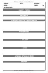 Karaté - Carnet d'entraînement : pour noter ses sessions - 122 pages - 15 x 22 cm - Fabriqué en France