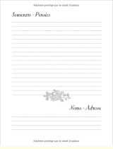 LIVRE DU SOUVENIR - CONDOLÉANCES : Livre d'or pour funérailles - 100 pages format A4