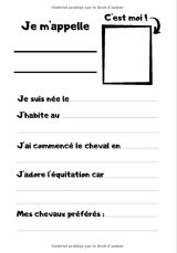 Journal d'Equitation : Carnet de notes pour équitation (7-10 ans) - Petit Format (7x10 pouces, 127 pages)
