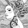 Livre de coloriage pour filles et adolescentes à partir de 12 ans - 103 pages Format 21,5 x 21,5 cm