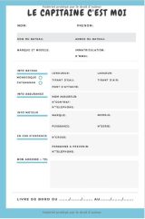 Journal de bord bateau complet pour les plaisanciers facile à remplir - 100 pages Format 15 x 22 cm