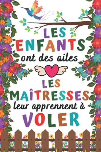 Carnet Cadeau Maitresse fin d'année scolaire - Carnet de notes A5 ‎- 15.24 x 22.86 cm ‎100 pages