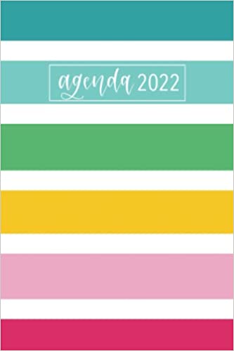 Agenda 2022 Carnet semainier & journalier, calendrier année - 15x22cm - 136 pages