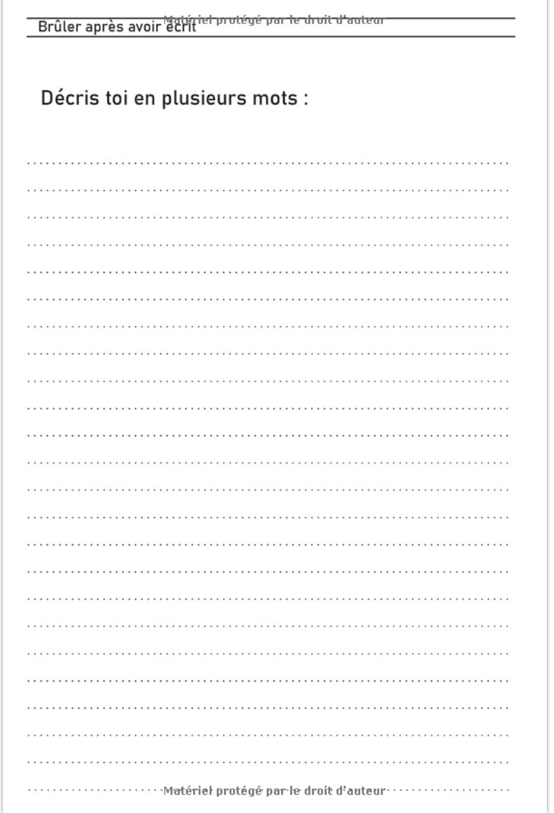 Brûler Après Avoir Écrit Laissez vous emporter, et libérez vous de tout vos fantasmes ! 90 pages - 15 x 22 cm